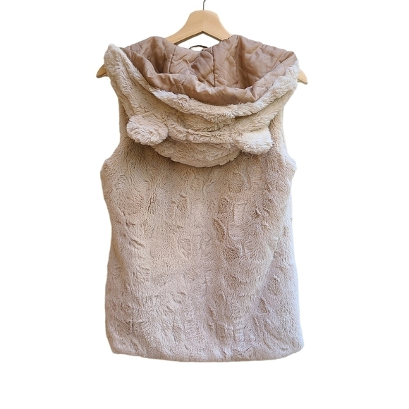 Ladies House Vest with Teddy Bear Ears, Size Small - Picture 4 of 8